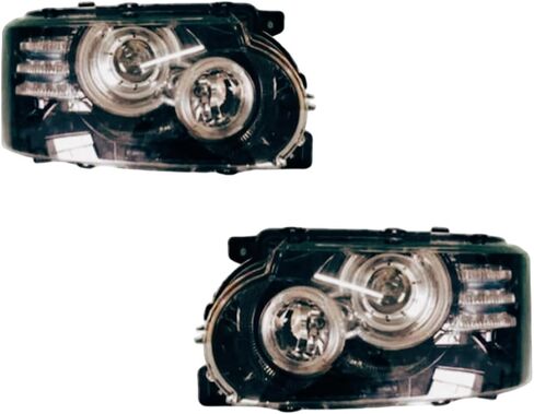 2PCS LRL322HL001 LRL322 HL001 Headlight Assembly Up Compatible for Range Rover Vogue 2002-2009 in Saudi Arabia