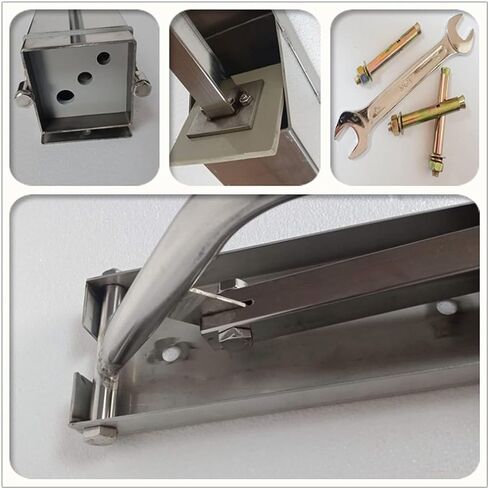 Mud Extruder, Stainless Steel Soft Clay Extruder with 4 Modules, Lever Structure & Easy to Clean, Pottery and Ceramics Tool in Saudi Arabia
