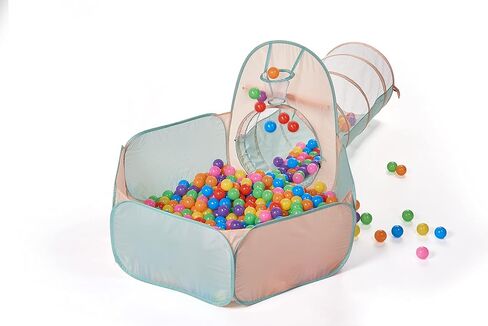 UTEX 3 in 1 Pop Up Play Tent with Tunnel, Ball Pit for Kids, Boys, Girls, Babies and Toddlers, Indoor/Outdoor Playhouse in Saudi Arabia