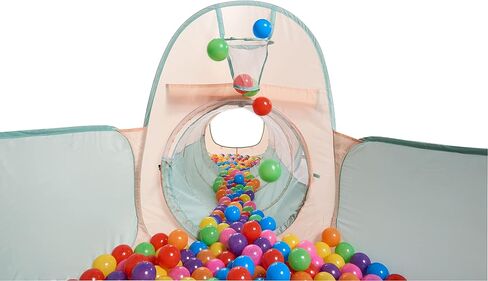 UTEX 3 in 1 Pop Up Play Tent with Tunnel, Ball Pit for Kids, Boys, Girls, Babies and Toddlers, Indoor/Outdoor Playhouse in Saudi Arabia