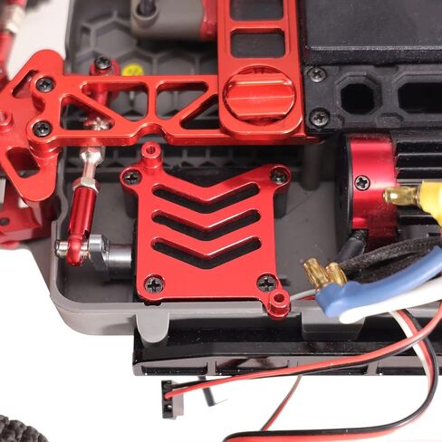 قطع غيار زواحف RC لـ Mjx for Hyper Go 16207 16208 16209 16210 H6V3 M162 M163 1/16 ملحقات ترقية معدنية للسيارة بجهاز تحكم عن بعد (فضي) in Saudi Arabia