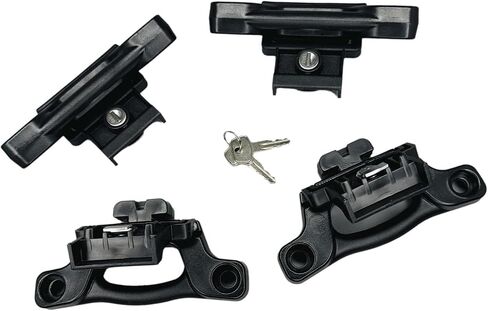Strong Truck Bed Locking Set Consistent F350 F450 Strong Duty Secure Cargo Stabilization Permanent Metal Construction in Kuwait