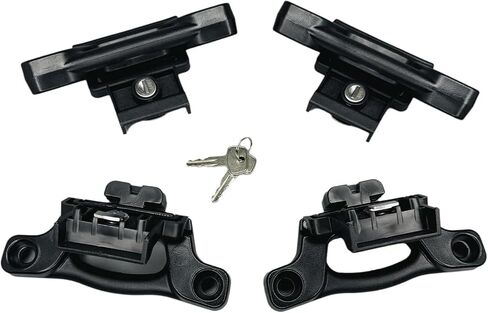 Strong Truck Bed Locking Set Consistent F350 F450 Strong Duty Secure Cargo Stabilization Permanent Metal Construction in Kuwait