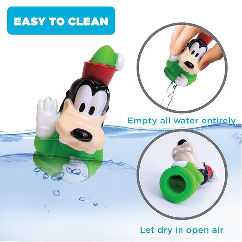 Disney Mickey and Friends 10 Piece Holiday Finger Puppet Set - Educational Play, Party Favors, Bath and Pool Toys, Snow Fun, Playtime Activities in Kuwait