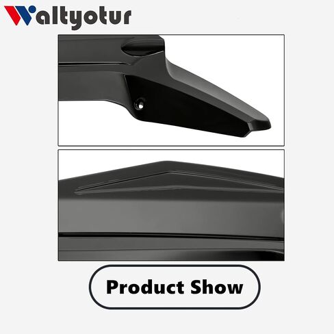 waltyotur Motorcycle Dark Smoke Wind Deflectors Side Windshield Windscreen Replacement for GL1800 2018-2024 in Saudi Arabia