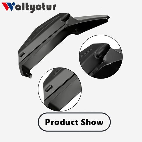 waltyotur Motorcycle Dark Smoke Wind Deflectors Side Windshield Windscreen Replacement for GL1800 2018-2024 in Saudi Arabia
