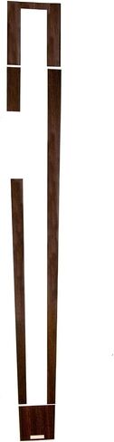 Scott Drake C5ZZ-6504567-MT Console Woodgrain Insert Set Manual Transmission in Saudi Arabia