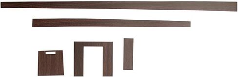 Scott Drake C5ZZ-6504567-MT Console Woodgrain Insert Set Manual Transmission in Saudi Arabia