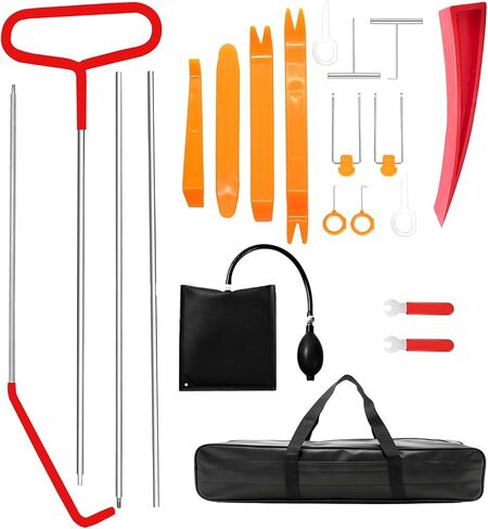 21 Pieces Stainless Steel Application Puller Set,68 inches Automotive Tool Kit with Long Handle-Pull Hook J-Hook in Saudi Arabia