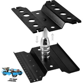 Rc Car Stand with Lit Lower Adjustable & 360'Rotatable, Rc Stand Repair Station with Shock Holder for TraxxasTRX4 Arrma Losi Axial Hsp Hbx Mix Wltoys, Wrenching On 1/8 1/10 1/12 1/14 Rc Rig Green in Saudi Arabia