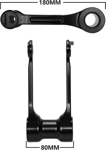 Rear Lowering Link for KLX230,Adjustable CNC 7075 Aluminum Rear Suspension Drop Link Kit for KLX 230 21-25/KLX230 ABS 21/KLX230 ABS 21-25/KLX230R S 21-24/KLX230SM 23-25/KLX232 24-25-Green in Saudi Arabia