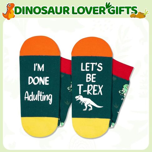 Zmart 2024 Funny Socks for Women Dinosaur Socks Women Dinosaur Socks Men, Dinosaur Gifts for Women Dinosaur Gifts for Boys Dino Gifts in Saudi Arabia