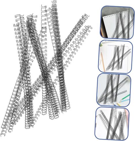 Housoutil 100pcs Double Binding for Notebooks Photo Albums Projects Loose Leaf for Home Office and School Use in Saudi Arabia
