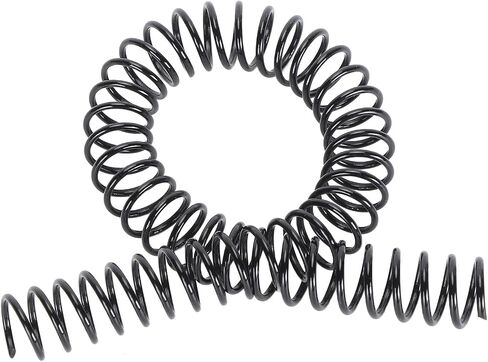 Respicefinem Binding Spiral Wire Ideal for Office and Academic Use with 115 Sheets Capacity 360 Degree Rotation and Compatibility with 4: Pitch Binding Machines 100 Pcs of 14.3mm (Black) in Saudi Arabia