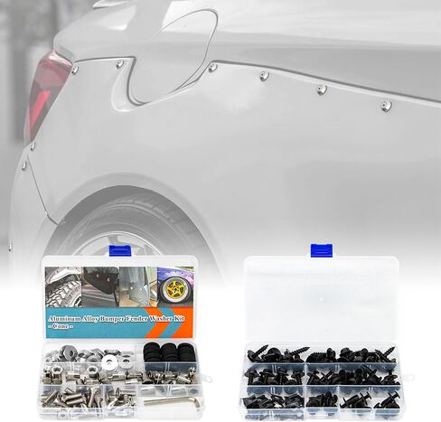 M6 (18mm OD) Anodized Aluminum Tapered Washer 24-Set Hardware Kit for Fender Flares, Widebody Installation and Engine Bay Dress-Up (Gold) in Saudi Arabia