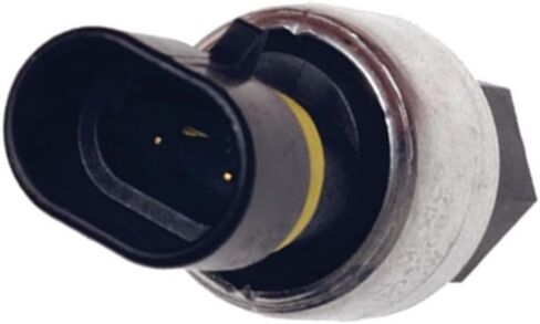 KarParts360 for GMC Savana 3500 2000-2007 Air Conditioning Clutch Cycling Switch | Female Connector | Oval Shape Connector | Excluded Mounting Bracket | Male Terminal in Saudi Arabia