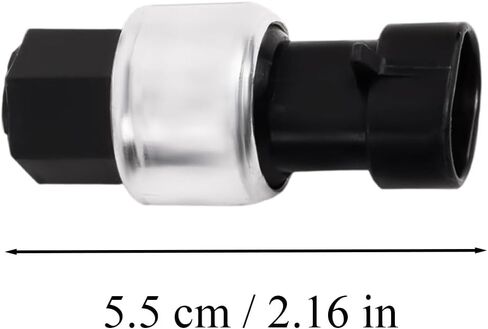 Riloer Air Conditioning Pressure Sensor, Replace 01132749, 1132749, 15035084, 15144494, Compatible with Chevrolet Avalanche Express GMC Savana Sierra, 2 pins, 1 pc in Saudi Arabia