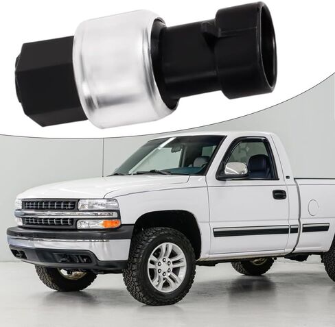Riloer Air Conditioning Pressure Sensor, Replace 01132749, 1132749, 15035084, 15144494, Compatible with Chevrolet Avalanche Express GMC Savana Sierra, 2 pins, 1 pc in Saudi Arabia