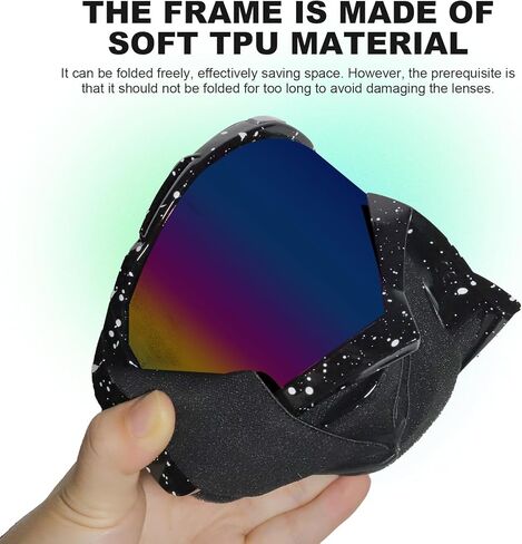 نظارات الدراجات النارية نظارات ATV UTV MX نظارات ركوب الطرق الوعرة، نظارات التزلج ضد الرياح والغبار ومقاومة للخدش ومضادة للأشعة فوق البنفسجية in Kuwait