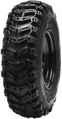 Pack of Two 13x4.10-6 ATV Tires & Wheel Hub Kit, 4-Ply Tubeless Nylon Tires +3 Stud Wheel Hub 17mm for 70cc-125cc Quad Dirt Bike Go Kart Buggy Snowmobile Lawn Mower (Includes Steering Knuckle) in Saudi Arabia
