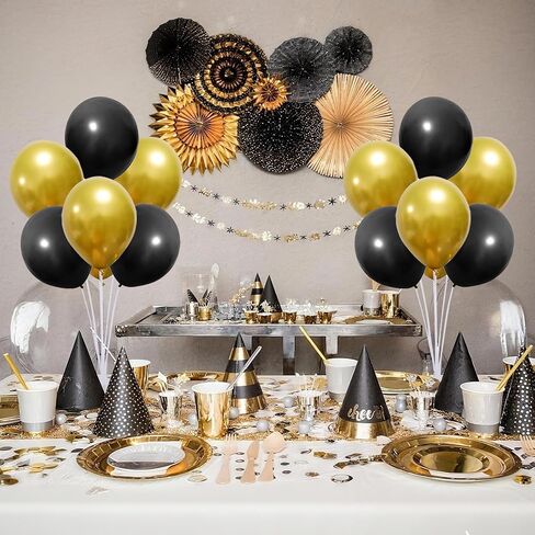 طقم حامل بالونات للطاولة - 8 مجموعات من أعواد البالونات مع قاعدة لديكورات حفلات أعياد الميلاد والتخرج in Kuwait