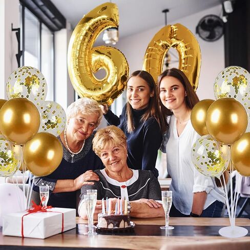 طقم حامل بالونات للطاولة - 8 مجموعات من أعواد البالونات مع قاعدة لديكورات حفلات أعياد الميلاد والتخرج in Kuwait