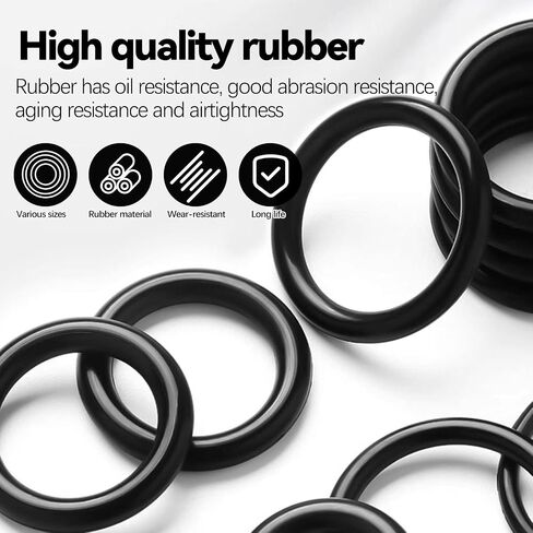 770pcs O Ring Assortment Kit for Auto Repairs Plumbing Air Conditioning Comprehensive Set for Professional and DIY Use in Saudi Arabia