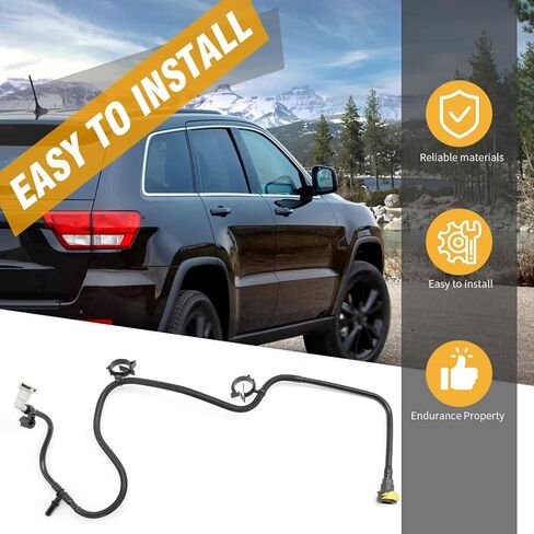 68189075AE Evaporator Tube Purge Valve Hose, Replacement for Dodge Durango 2014-2015 Replacement for Jeep Grand Cherokee 2014-2015, Replaces 68189 075AE in Saudi Arabia