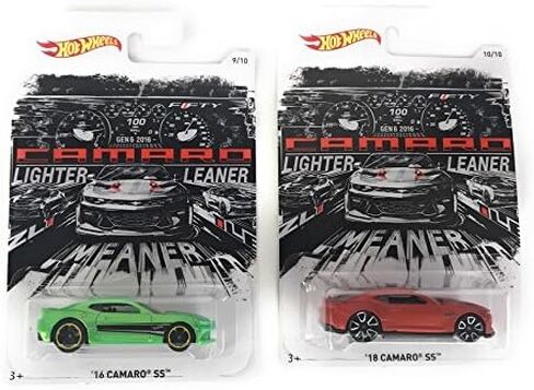 مجموعة بطاقات فنية من Hot Wheels 2018 Chevy Camaro Generations Art مكونة من 10 بطاقات in Kuwait