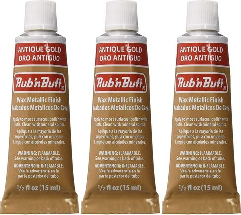 Rub 'n Buff The Original Wax Metallic Finish antique gold [PACK OF 3 ] in Saudi Arabia