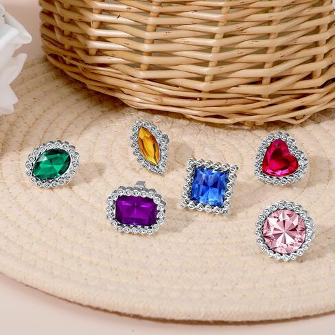 72 Pcs Colorful Plastic Rings, Adjustable Rings Princess Jewelry, Fake Ring for Costume Bridal Shower Dress Party Accessories in Saudi Arabia