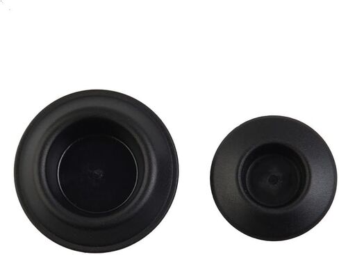 60 Piece Plastic Flush Mount Hole Assortment for Auto Body Sheet Metal Includes Depressed Center and Flush Types in Black Fits 3/8 1/2 3/4 7/8 Inch Hole Sizes in Saudi Arabia