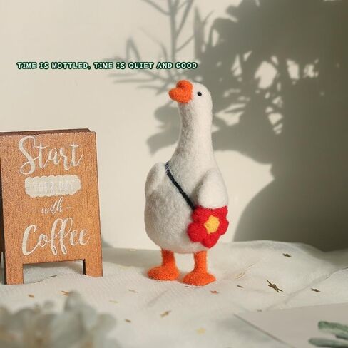 Cute Penguin Needle Felting Kit, DIY Crafts for Adults Women, Hobby Kit with Felting Supplies, Needles, Wool and Tools for Beginners, Adult Craft in Saudi Arabia