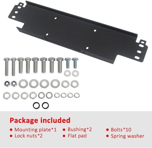 for Jeep for Wrangler 1987-1995 1997-2006 Yj Tj 2-Door Steel Winch Mounting Plate Lb Left Right Front Upper Lower in Kuwait