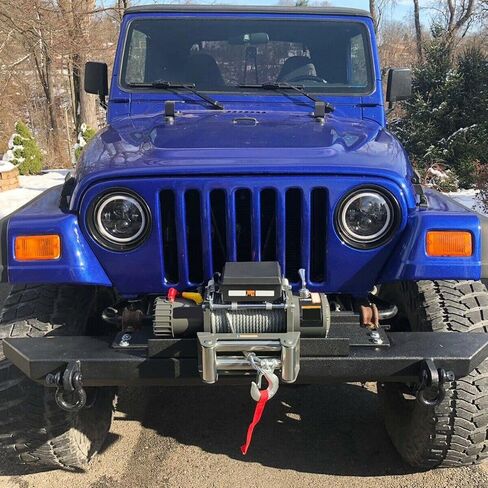 for Jeep for Wrangler 1987-1995 1997-2006 Yj Tj 2-Door Steel Winch Mounting Plate Lb Left Right Front Upper Lower in Kuwait