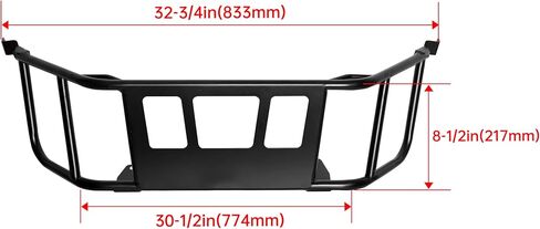 ECOTRIC Cargo Bed Tailgate Compatible with 2019-2024 Honda Talon 1000R Talon 1000X Talon 1000 X-4 Heavy Duty Steel Rear Bed Enclosure Rack in Saudi Arabia