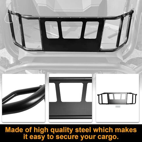 ECOTRIC Cargo Bed Tailgate Compatible with 2019-2024 Honda Talon 1000R Talon 1000X Talon 1000 X-4 Heavy Duty Steel Rear Bed Enclosure Rack in Saudi Arabia