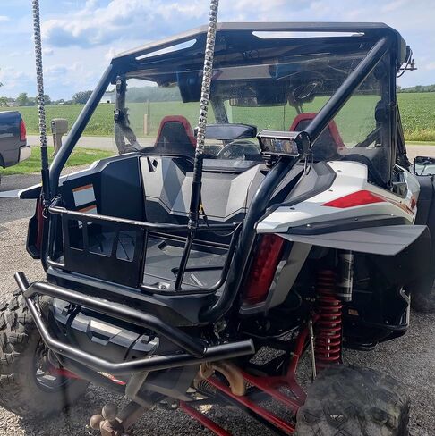 ECOTRIC Cargo Bed Tailgate Compatible with 2019-2024 Honda Talon 1000R Talon 1000X Talon 1000 X-4 Heavy Duty Steel Rear Bed Enclosure Rack in Saudi Arabia