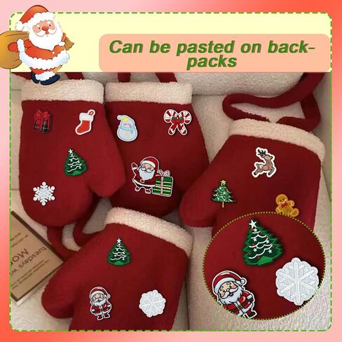 الحديد على Patches12 جهاز كمبيوتر شخصى عيد الميلاد الحديد على بقع الشتاء عيد الميلاد المطرزة خياطة زين رقعة إصلاح للملابس، حقائب الظهر، وردي أحمر برتقالي أخضر شجرة عيد الميلاد تصاميم الحديد على التصحيح in Kuwait