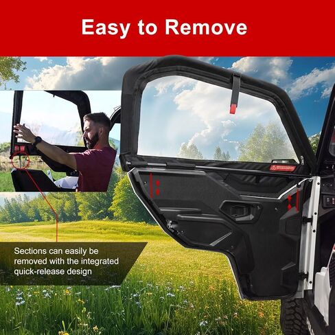 Tusk Soft Upper Doors For Polaris GENERAL XP 1000 Deluxe 2022 in Saudi Arabia
