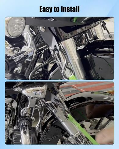 Tie Down Brackets Fit for Harley Road Glide FLTRX 2015-2024 Replace 66101 0502-0574, Black in Saudi Arabia
