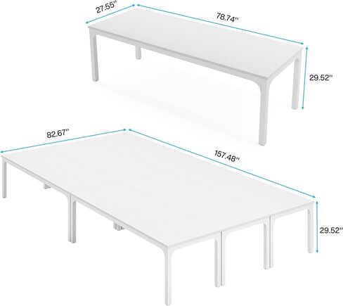 LITTLE TREE 19FT Conference Meeting Seminar Business Table for 16-22 Person in Saudi Arabia