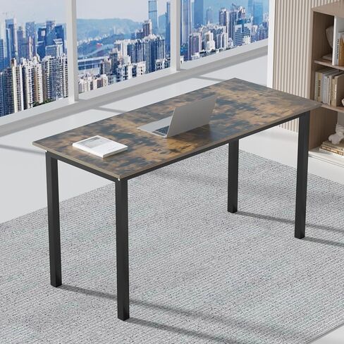 Okeysen Conference Room Table 2 Pack, Modern Office Meeting Table with Metal Frame, Seminar Desk for Boardroom, Meeting Room, Office, 55.12"x23.62"x29.53" in Saudi Arabia