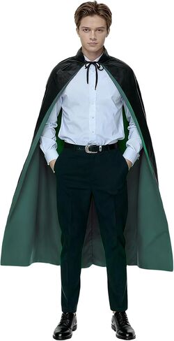 زي HAPNBCELE ذو الرأس القابل للعكس للبالغين من العصور الوسطى لمصاصي الدماء الشيطان لحفلات الهالوين وعيد الميلاد التنكرية in Kuwait