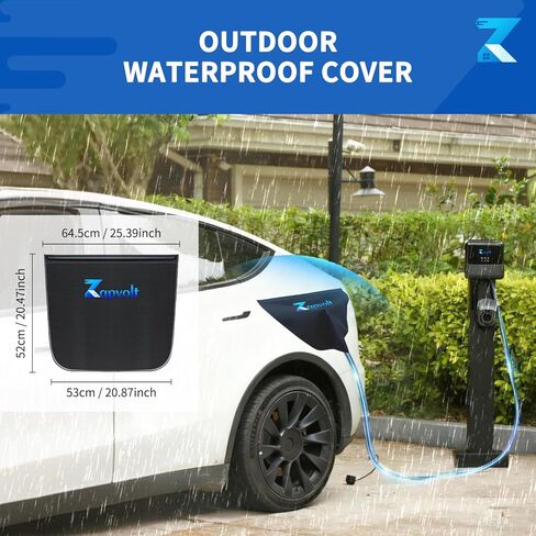 Level 2 EV Charger 40Amp 240V 9.6kW - 25FT Smart Wall Charging Station for Home, J1772 NEMA 14-50, with EV Charger Port Cover Waterproof, RFID Card, WiFi Enabled, UL Certified - GEN 2 in Saudi Arabia