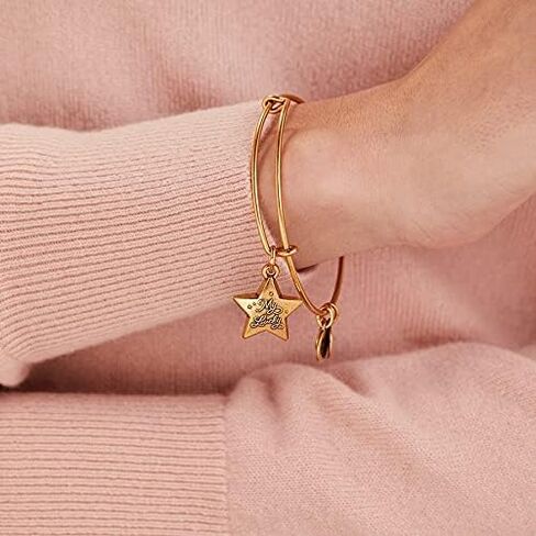 Alex and Ani Star of Venus IV Charm Bangle, Two-Tone in Saudi Arabia