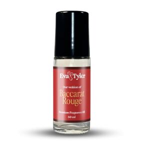 نسختنا من رول الزيت العطري Baccarat Rouge | صنع في الولايات المتحدة الأمريكية | عطر رولربال | خالي من الكحول (8 مل (.27 أونصة سائلة)) in Kuwait