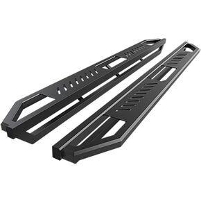 6.5" Steps Side Armor Square for Ford for Bronco Sport 2021-2023 SUV 4Door Stainless Bars + Steel Bracket SS Black in Saudi Arabia