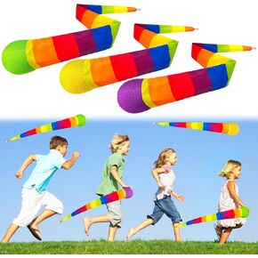 3 قطع من كرات الرمي والالتقاط مع ذيل قوس قزح، كرات مذنب إسفنجية ناعمة، ألعاب رياضية ممتعة للألعاب الداخلية والخارجية، والأنشطة المدرسية، والتدريب على الرمي والهدايا in Kuwait