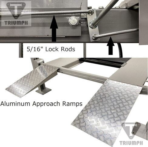 Triumph NSS-8SQ Classic Lift Shorter 8000lbs 4 Post Storage Service Car Auto Lift Truck Hoist in Saudi Arabia